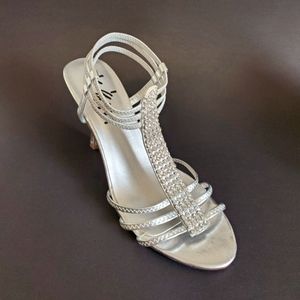 K&M Silver Party Shoes